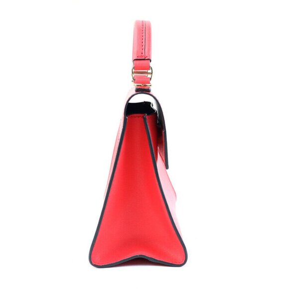 Auth Tory Burch Handbag Shoulder Bag Pink Leather/Goldtone - h30851a - Picture 2 of 15